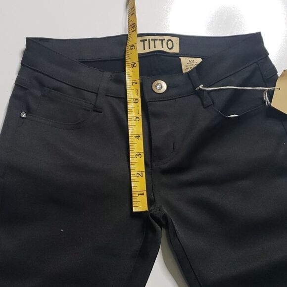 TITTO Black skinny slim Pants - Picture 7 of 9
